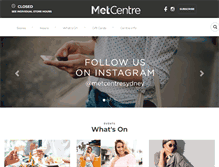 Tablet Screenshot of metcentre.com.au